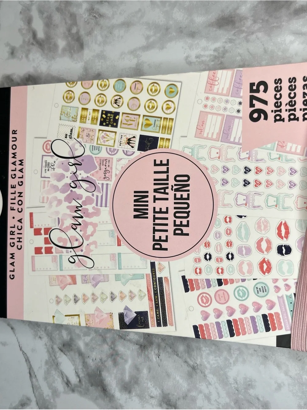 Happy Planner Mini Sticker Kit - Pink, Gold, Mint & Navy